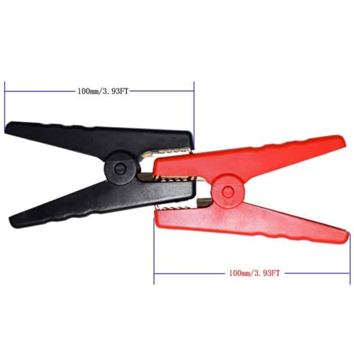 2 Stück Auto-Notstart-Stromversorgung, Batterie-Zündclip mit Krokodilklemme aus reinem Kupfer – Bild 2