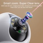 Yesido KM11 3,0 MP Vollfarb-Tag- und Nacht-Smart-2,4-G-WIFI-Kamera, UK Plug, EU Plug – Bild 2