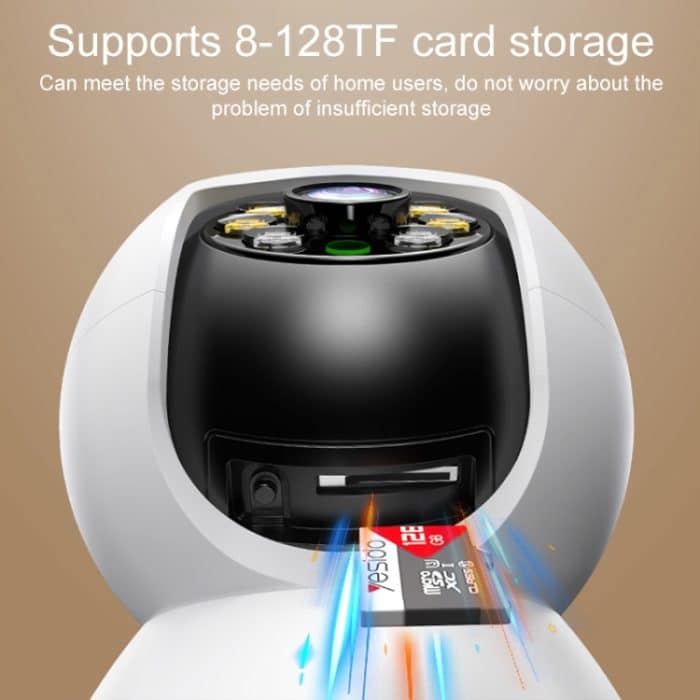 Yesido KM11 3,0 MP Vollfarb-Tag- und Nacht-Smart-2,4-G-WIFI-Kamera, UK Plug, EU Plug – Bild 3