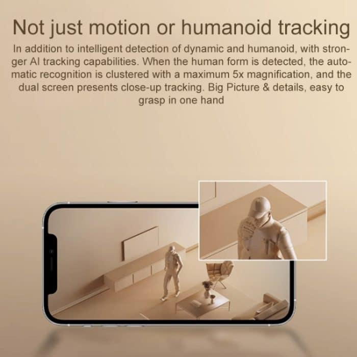 Yesido KM11 3,0 MP Vollfarb-Tag- und Nacht-Smart-2,4-G-WIFI-Kamera, UK Plug, EU Plug – Bild 6