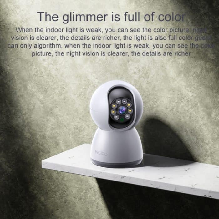 Yesido KM11 3,0 MP Vollfarb-Tag- und Nacht-Smart-2,4-G-WIFI-Kamera, UK Plug, EU Plug – Bild 7