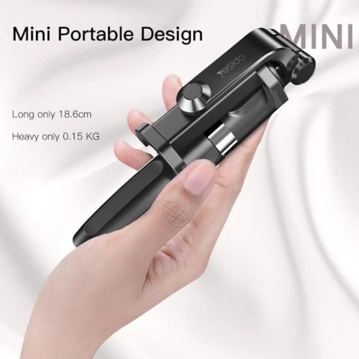 Yesido SF11 einziehbares Bluetooth-Stativ für Telefon, Live-Übertragung, Selfie-Ständer, SF11 – Bild 3