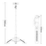 Yesido SF13 ausziehbarer, erweiterter Bluetooth-Stativ für Telefon, Live-Streaming, Selfie-Ständer, SF13 – Bild 2