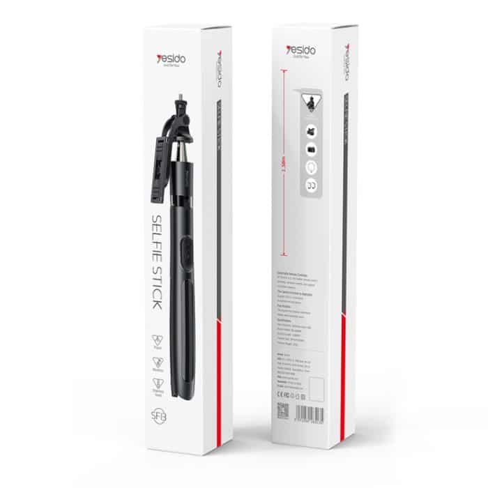 Yesido SF13 ausziehbarer, erweiterter Bluetooth-Stativ für Telefon, Live-Streaming, Selfie-Ständer, SF13 – Bild 11