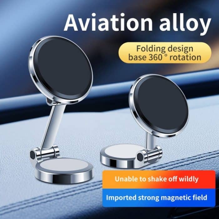 ZF016 Magnetischer faltbarer Auto-Armaturenbrett-Telefonhalter aus Legierung, ZF016 Ordinary – Bild 2