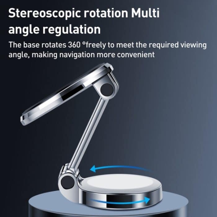 ZF016 Magnetischer faltbarer Auto-Armaturenbrett-Telefonhalter aus Legierung, ZF016 Ordinary – Bild 7