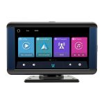 B300R 7 Zoll tragbarer Auto-MP5-Player, integrierter Fahrrekorder, unterstützt CarPlay / Android Auto, B300R