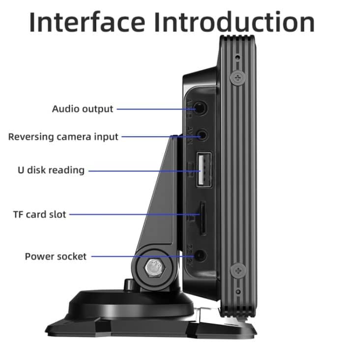 B5303 10,26 Zoll tragbarer Auto-MP5-Player, unterstützt CarPlay / Android Auto, B5303 – Bild 3