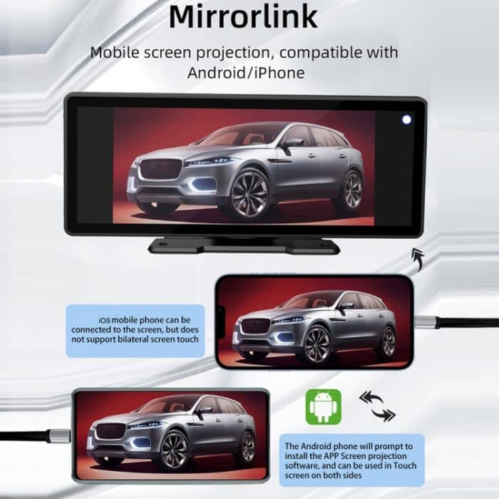 B5303 10,26 Zoll tragbarer Auto-MP5-Player, unterstützt CarPlay / Android Auto, B5303 – Bild 6