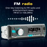 D3162 Auto-MP3-Player mit bunten Lichtern, unterstützt Sprachassistent/FM, D3162 – Bild 11