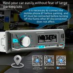 D3162 Auto-MP3-Player mit bunten Lichtern, unterstützt Sprachassistent/FM, D3162 – Bild 5