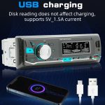 D3162 Auto-MP3-Player mit bunten Lichtern, unterstützt Sprachassistent/FM, D3162 – Bild 8