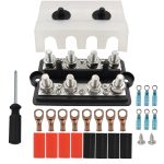 CP-4065 Zweireihige M8-Stromverteilerblock-Anschlussbolzen mit Anschlüssen, CP-4065