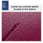 7001 Leder-Desktop-Quadrat-Aufbewahrungsbox für den Haushalt, Ablage für Kleinigkeiten – Bild 5