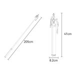 YESIDO SF17 Multifunktionaler einziehbarer Metallstativ Selfie-Stick für Handy-Kamera, SF17 – Bild 14