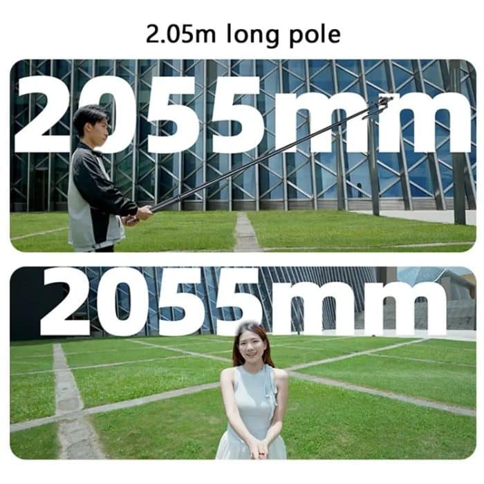 YESIDO SF17 Multifunktionaler einziehbarer Metallstativ Selfie-Stick für Handy-Kamera, SF17 – Bild 4