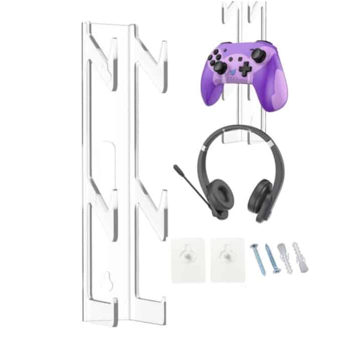 YX072-1 Wandhalterung für Gamecontroller und Kopfhörer aus Acryl – Bild 2