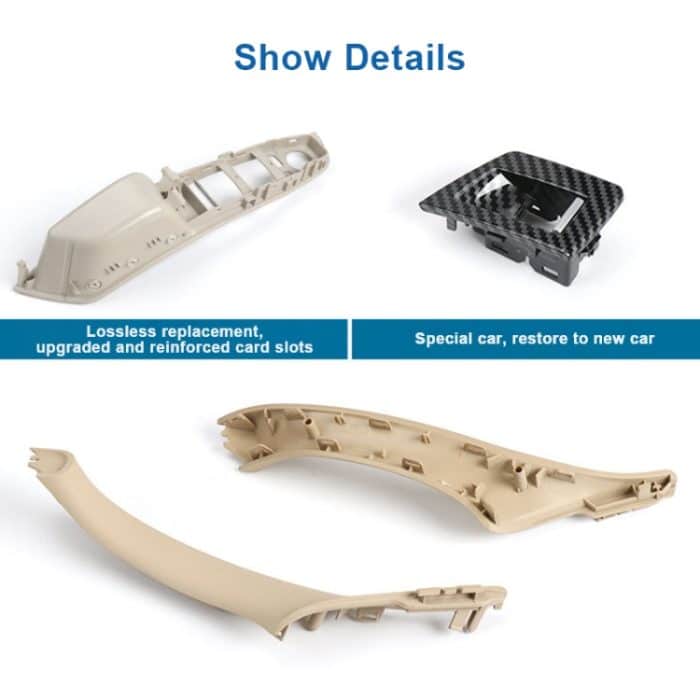 Für BMW F10 / F18 5er-Serie, 7 Stück, Auto-Innentüren, Griff-Zugverkleidung, 51417225874, Right Driving(Black), Right Driving(Beige Yellow), Right Driving(Beige White), Right Driving(Grey), Right Driving(Wine Red), Right Driving(Mocha Color) – Bild 4