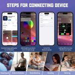 N69-1 Intelligenter Bluetooth-Lautsprecher mit kabellosem Ladegerät, Wecker und Umgebungslicht, Support APP, Without APP – Bild 4