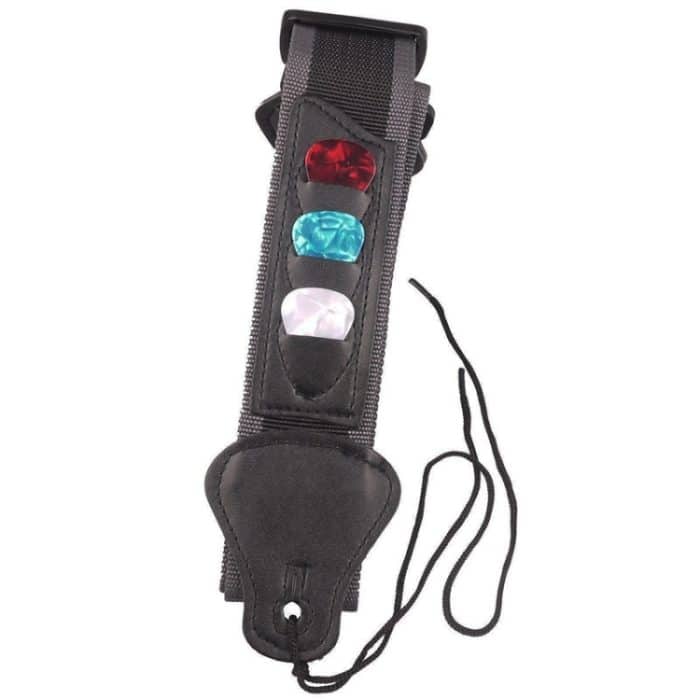 Folk Electric Acoustic Guitar Strap mit 3 Plektren, zufällige Farbe – Bild 6