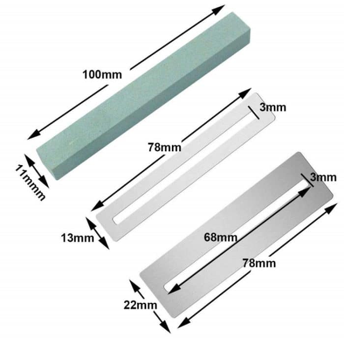 Gitarrendateibünde Polier- und Nivellierwerkzeugsatz – Bild 6