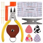 Gitarrenreparatur-Werkzeugsatz Feilenschlüssel Akkordschnitt und Wicklerbünde Polieren – Bild 4