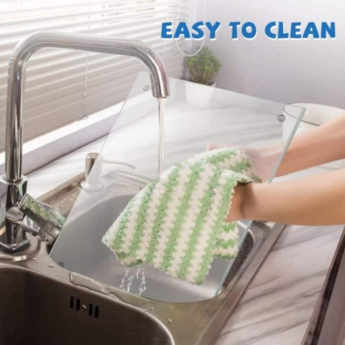 YX077 Transparentes, rutschfestes Acryl-Schneidebrett – Bild 4