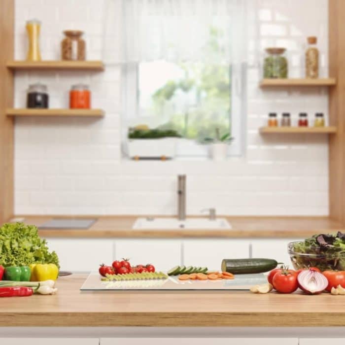 YX077 Transparentes, rutschfestes Acryl-Schneidebrett – Bild 7