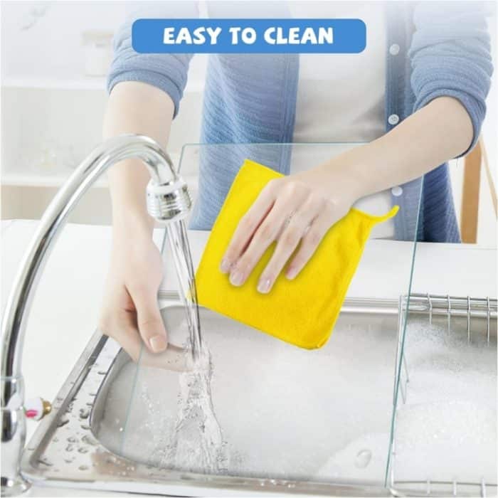 YX078 2 Stück / Set transparentes, rutschfestes Acryl-Schneidebrett – Bild 4