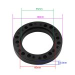 Universelles Auto-Lenkrad-Naben-Boss-PCD-Adapter-Set, Adapter Kit(Black) – Bild 2