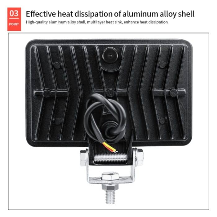 9–80 V, 18 W, 6000 K, 4 Zoll, 36 Stück, LED-Arbeitslicht, 9-80V 18W 6000K – Bild 3