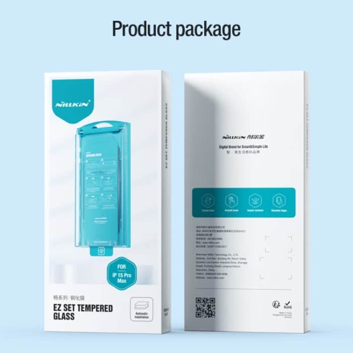 Schutzfolie aus gehärtetem Glas der NILLKIN Chang-Serie, For iPhone 15 Pro Max, For iPhone 15 Plus, For iPhone 15 – Bild 8