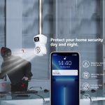 DP41 Bulb-Typ-Smart-Kamera mit zwei Objektiven und Bewegungsverfolgung, unterstützt Sprach-Gegensprechanlage, DP41 (White), DP41 (Black) – Bild 6