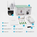 QX86 Bewegungsverfolgungs-Nachtsicht-Smart-Kamera unterstützt Sprach-Gegensprechanlage, US Plug, EU Plug, AU Plug, UK Plug – Bild 16