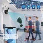 QX86 Bewegungsverfolgungs-Nachtsicht-Smart-Kamera unterstützt Sprach-Gegensprechanlage, US Plug, EU Plug, AU Plug, UK Plug – Bild 7