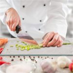 Transparentes, rechteckiges Acryl-Schneidebrett mit rutschfester Matte, Größe: 40 x 30 x 0,3 cm – Bild 7