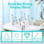 Abnehmbarer Teller-Aufbewahrungsständer aus Acryl mit mehrschichtigem Abtropfgestell, 16.5 x 15.3 x 11.5cm, 21.6 x 15.3 x 12.5cm, 26.7 x 15.3 x 14cm – Bild 6