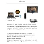 Measy W2H Nano 1080P HDMI 1.4 3D Wireless HDMI Audio Video Sender Empfänger Extender, Übertragungsentfernung: 30 m,, US Plug, EU Plug, AU Plug, UK Plug – Bild 3