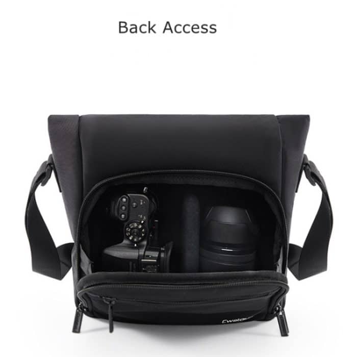 Cwatcun D103 Umhängetasche, Kameratasche, Fotoobjektiv-Umhängetasche, 22.5 x 19.5 x 8cm, 22.5 x 22.5 x 12.5cm – Bild 6