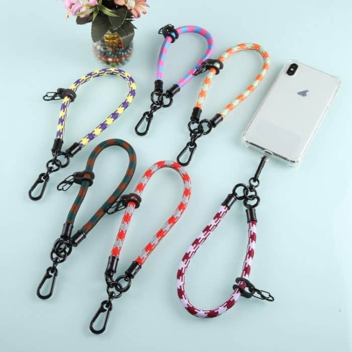 Universelles, kurzes Handgelenk-Lanyard mit Handy-Muster – Bild 3