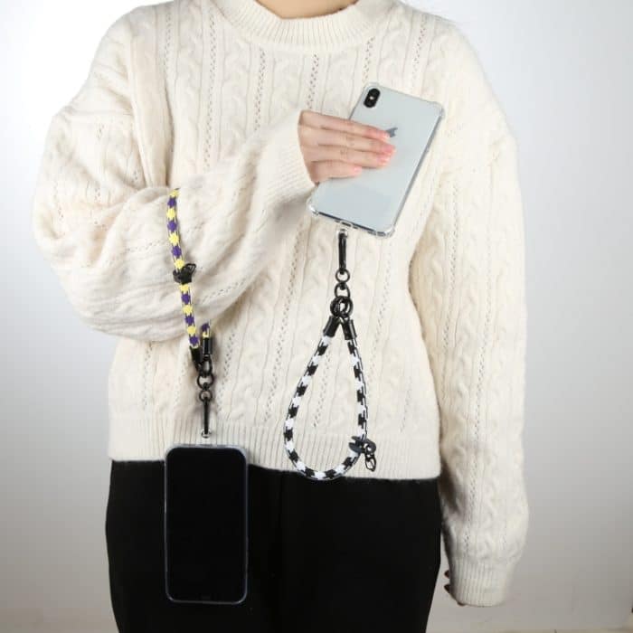 Universelles, kurzes Handgelenk-Lanyard mit Handy-Muster – Bild 5