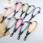 Universelles, kurzes Handgelenksband mit diagonalem Muster für Mobiltelefone – Bild 2