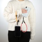 Universelles, kurzes Handgelenksband mit diagonalem Muster für Mobiltelefone – Bild 5