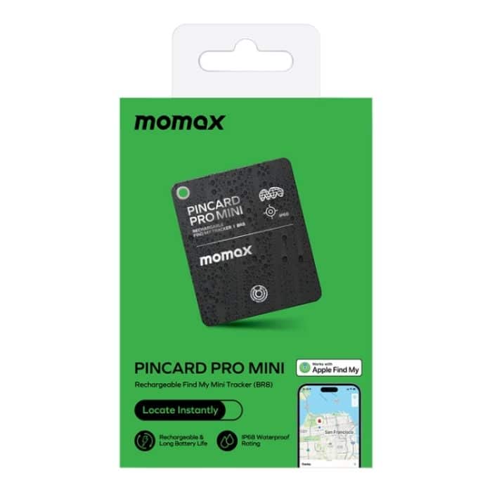 MOMAX PINCARD BR8-Karte, kabelloses Aufladen, Positionierung, Anti-Verlust-Gerät, PINCARD BR8 – Bild 12