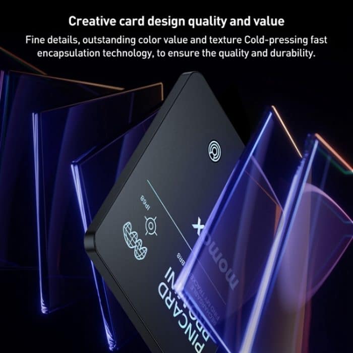 MOMAX PINCARD BR8-Karte, kabelloses Aufladen, Positionierung, Anti-Verlust-Gerät, PINCARD BR8 – Bild 4