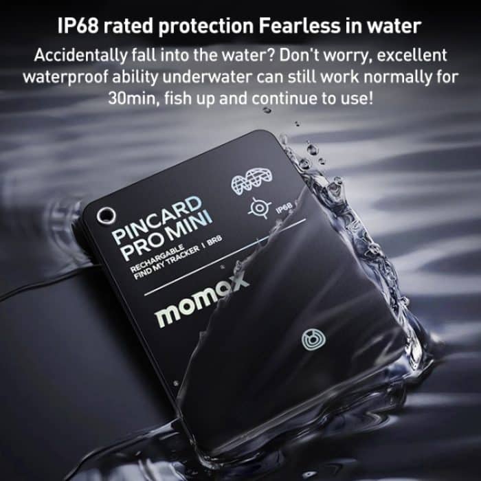 MOMAX PINCARD BR8-Karte, kabelloses Aufladen, Positionierung, Anti-Verlust-Gerät, PINCARD BR8 – Bild 10