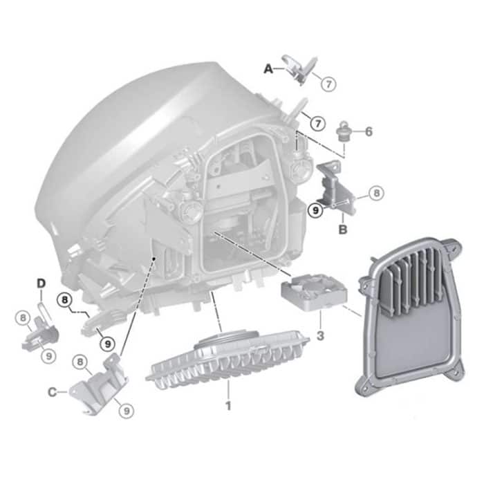 Für BMW Mini Cooper F55 / F56 2013-2022 Auto Linkes LED-Blinkerlicht 90097751, 90097751 – Bild 6