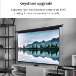 90 DLP Android 9.0 2 GB + 32 GB 4K Mini WiFi Smart Projektor, EU Plug, US Plug, UK Plug, AU Plug – Bild 3