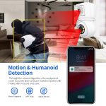 ESCAM QF202 E27 2x2MP Dual Lens Bewegungserkennung Wasserdichte WiFi IP Zwei-Wege-Audio-Nachtsichtkamera, QF202 – Bild 6