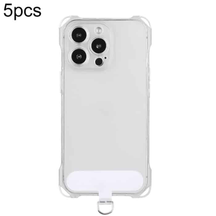 5 Stück PVC-Universal-Handy-Lanyard-Patch-Dichtung – Bild 1